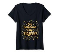 Donna Qualcuno ha Detto Firefly Maglietta con Collo a V