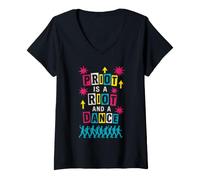 Donna Queer Pride Queer Joy LGBTQ+Affermazione Trans Pride Protesta Maglietta con Collo a V