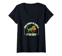 Donna Questa Maglietta è Anole I've Got Funny Lizard Pet Reptile Lovers Maglietta con Collo a V
