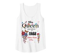 Donna Questa Regina è Nata nel 1988 Compleanno delle Ragazze e delle Donne Canotta