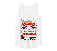 Donna Questa Regina è Nata nel Dicembre 1952 Dicembre Compleanno Donne Canotta