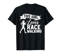 Donna Race Walking Training Race Walker Sport Race Walk Maglietta