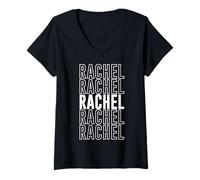 Donna Rachele Maglietta con Collo a V