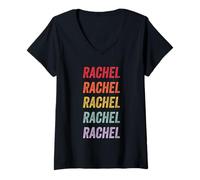 Donna Rachele Maglietta con Collo a V