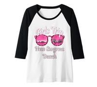 Donna Ragazze Viaggio Nuovo Smirne Florida Bachelorette Donne Maglia con Maniche Raglan