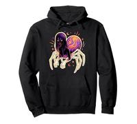 Donna Ragno Gotica Dark Fantasy Art Felpa con Cappuccio