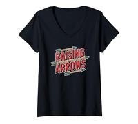 Donna Raising Arrows Maglietta con Collo a V