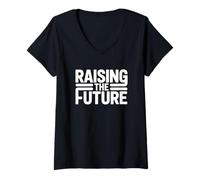Donna Raising The Future Maglietta con Collo a V