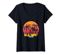 Donna Raja Ampat Sta chiamando e Devo Andare in Indonesia in Viaggio Maglietta con Collo a V
