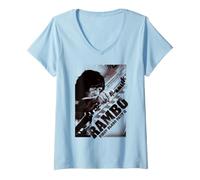 Donna Rambo First Blood Parte II Arco Composto Maglietta con Collo a V