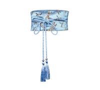 Donna Raso Broccato Girovita Cintura Corsetto Rétro Cinese Giapponese