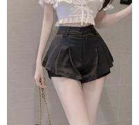 Donna Raso Pizzo Culotte Sottoveste Mini Pantaloncini Plissettato Mezza Scivola