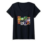 Donna Ratchet & Clank Rift Apart Character Grid Maglietta con Collo a V