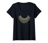 Donna RBG Ruth Bader Ginsburg Dissent Collar Modello Maglietta con Collo a V