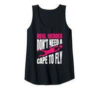 Donna Real Heroes Don't Need A Cape To Fly Ragazza Portiere Canotta