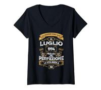Donna Regalo 32 Anni Compleanno Luglio 1994 Uomo Donna Maglietta con Collo a V