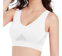 Donna Reggiseno Invisibile con Ferretto Aspetto Naturale Reggiseno a Triangolo Halter Bra Spalline Regolabili Bra Push-up Base Top Corsetto Comfy Bralette Seamless Comodo Reggiseni Convertibili