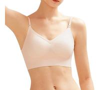 Donna Reggiseno Schiena Scoperta Push Up Reggiseni Senza Ferretto Senza Cuciture con Rimovibile Bralette Invisibile Reggiseno Senza Schienale Nuda Bra Sexy