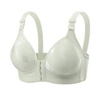 Donna Reggiseno Senza Ferretto Aperto, Reggiseni Push up con Chiusura Frontale, Senza Ferretto, Taglie Forti, Reggiseno in Cotone a Copertura Totale, Comodi e Comodi Bottoni Frontali