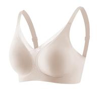Donna Reggiseno Senza Ferretto Aperto, Reggiseni Push up con Chiusura Frontale, Senza Ferretto, Taglie Forti, Reggiseno in Cotone a Copertura Totale, Comodi e Comodi Bottoni Frontali