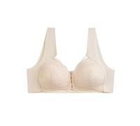 Donna Reggiseno Senza Ferretto Comfort Reggiseni con Imbottito Bralette Top Pizzo Brassiere Coppa Piena Sostegno Apertura Frontale Push UP Zero Feel Reggiseno Schiena Nuda