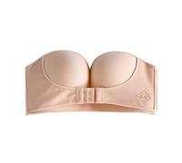 Donna Reggiseno Senza Spalline Fibbia Anteriore Reggiseni Push Up Senza Ferretto Reggiseno Taglie Forti con Imbottita Elastico Fascia Bandeau Tube Top Multifunzione