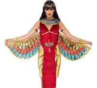 Donna Regina Egiziana Dea Antico Egitto Cleopatra Vestito Costume 8-18