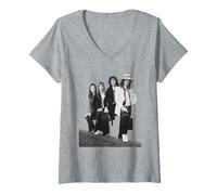 Donna Regina Giovanni Diacono Roger Taylor Brian May & Freddie Mercury Maglietta con Collo a V