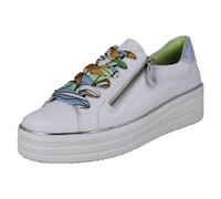 Donna Remonte Pelle Sciarpa Pizzo Scarpe Sportive con Zeppa Rimovibile Solette -
