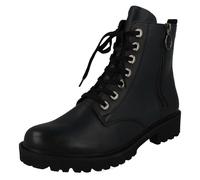 Donna Remonte Zip & con Lacci Casual Stivali Caviglia D8671