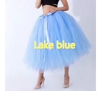 Donna Rete a Strati Gonna Tutu Lolita Sottoveste Fairy Princess Sottogonna Festa