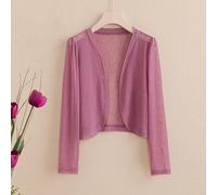 Donna Velato a Rete Cardigan Nappa Scialle Giacca Mezza Lunghezza Mantella Sole