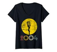 Donna Retro vintage best of 2004 t awesome since birthday gifts Maglietta con Collo a V