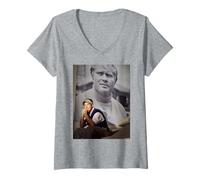 Donna Rich Beem PGA Tour Golfer Massimo Golf Spara Michael Grecco Maglietta con Collo a V