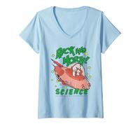 Donna Rick And Morty Rick's Ship Comic Maglietta con Collo a V