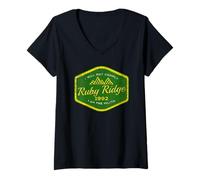 Donna Ricorda Ruby Ridge - 1992 - Non mi conformerò. Maglietta con Collo a V
