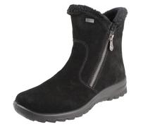 Donna Rieker Camoscio Caldo Foderato Stivali Caviglia Con Rieker Tex 'L7162'