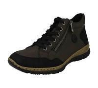 Donna Rieker Casual Pizzo E Chiusura con Zip Stivali Caviglia 'N3244'