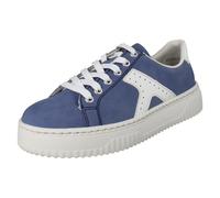 Donna Rieker con Lacci e Zeppa Morbido Suola Scarpe Sportive Zip Laterale, N9920