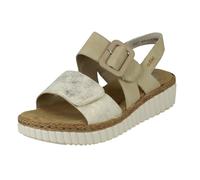 Donna Rieker Extra Largo Fit Fibbia Dettagliato Sandali Estivi - 69260