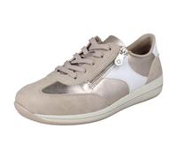 Donna Rieker Extra Largo Scarpe da Ginnastica con Lacci con Zip Laterale - N1103