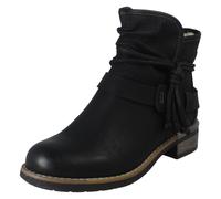 Rieker Donna Stivaletti 94689, Signora Bottini,Boots,Stivaletti,Stivaletto,Piatto,Nero (Schwarz / 00),41 EU / 7.5 UK