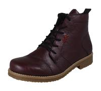 Donna Rieker Fodera Pile Zip E con Lacci Stivali Caviglia - 73500