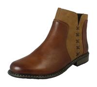Donna Rieker Fodera Pile Zip Stitch Dettagliato Casual Stivali Caviglia Z4951