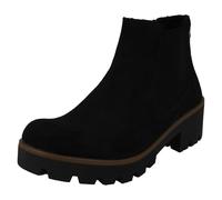 Donna Rieker Leather/Microfibra Grosso Tacco Infilare Stivaletti da 79265