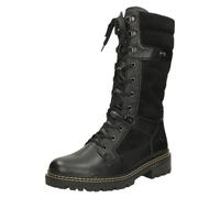 Donna Rieker Stile Biker Lacci e Cerniera Stivali - D0B76
