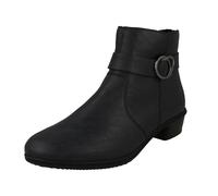Rieker Donna Stivaletti Y0775, Signora Stivali da Biker,Boots,Stivaletto,Stivale da Motociclista,Piatto,Blu (Blau / 14),38 EU / 5 UK