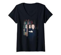 Donna Rik Mayall Bottom The Young Ones Attore Comico nel 1989 Maglietta con Collo a V