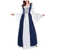 Donna Rinascimento Pirata Costume Medievale Gotico Alta Vita Abito