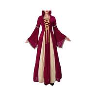 Donna Rinascimento Pirata Costume Medievale Gotico Alta Vita Abito